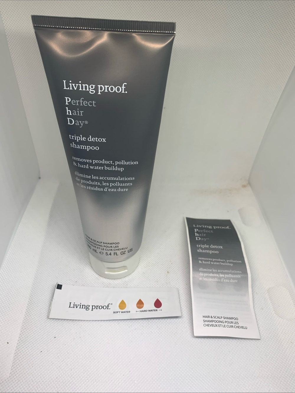 Living Proof Triple Detox Shampoo with Water Tester- 5.4 Fl Oz New and Sealed